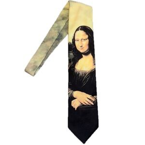 Ralph Marlin Mona Lisa By Leonardo Da Vinci Tie